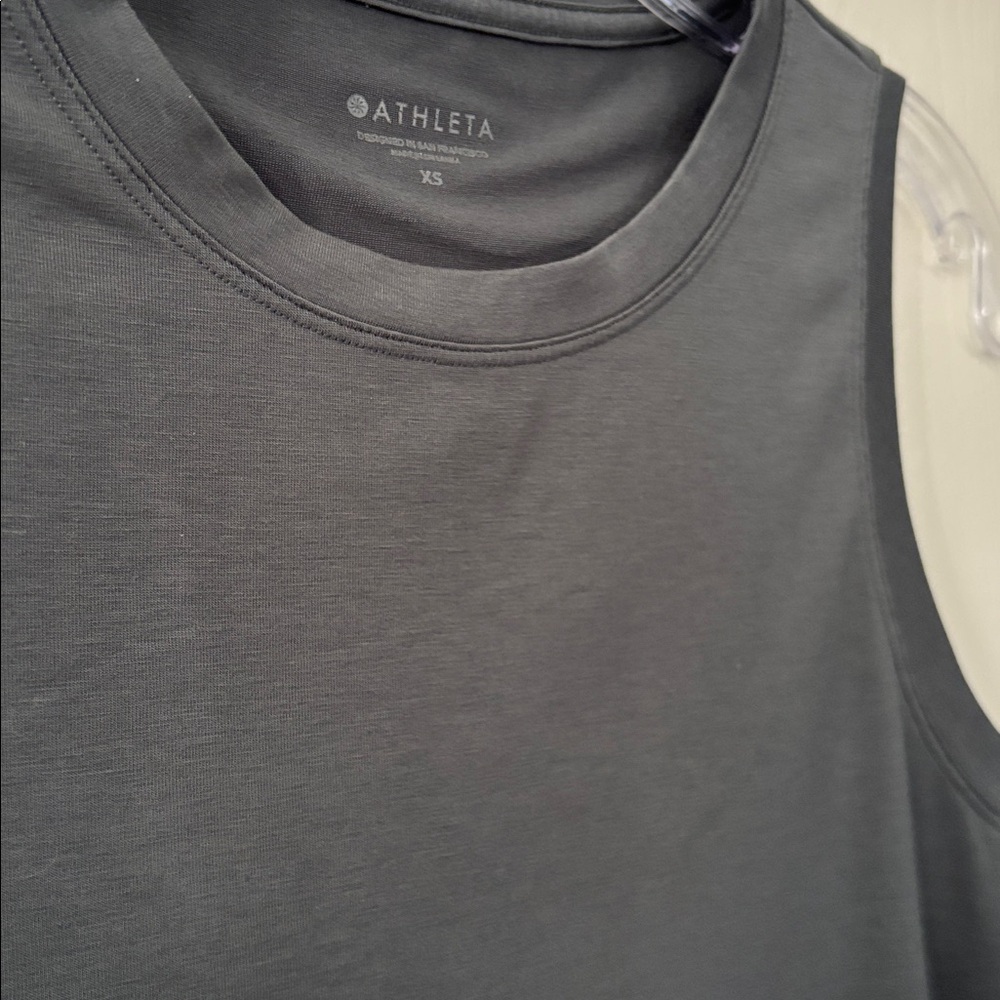 Athleta Dark Gray Athletic Athleisure Tank Top - Picture 5 of 8